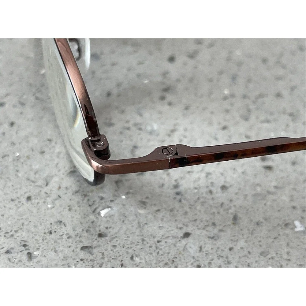 Modern PUMPKIN CABLE BROWN 42-16-135 Metal Full Rim Eyeglasses Frames ONLY